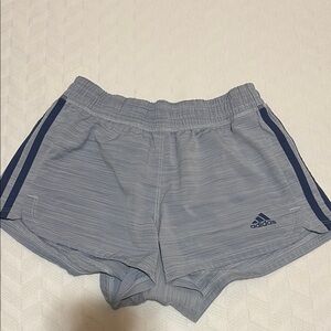 Adidas Gray/Blue Athletic Shorts